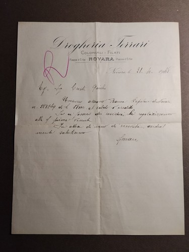 Carta intestata novara - carta,