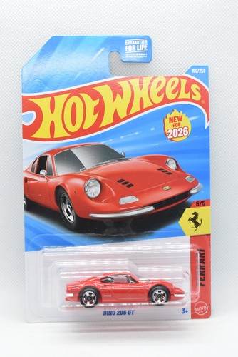 Hot wheels red - ferrari, dino