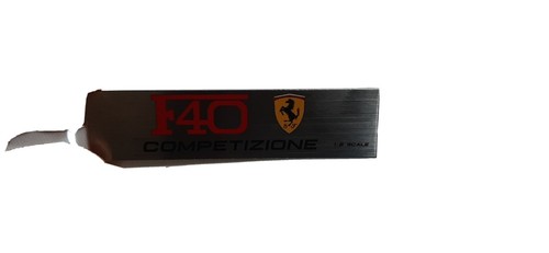 Targhetta alluminio ferrrari