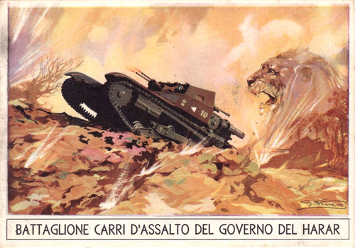 Cartolina battaglione - cartolina,